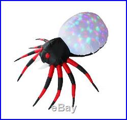 Inflatejoy Halloween Inflatable Blow-up Spider with Kaleidoscope Light Inside