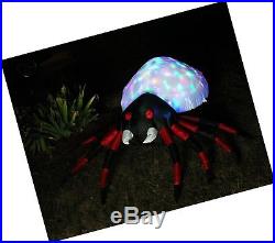 Inflatejoy Halloween Inflatable Blow-up Spider with Kaleidoscope Light Inside