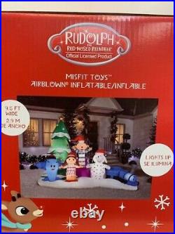 Island of Misfit Toys Rudolph the Red Nosed Reindeer Gemmy Airblown Inflatable