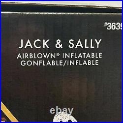 Jack Sally Zero Nightmare Before Christmas Lighted Inflatable Halloween Town