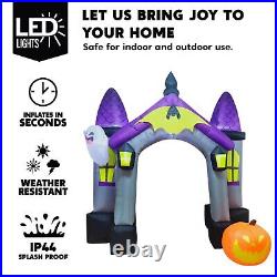 Joiedomi Halloween Inflatable Tall Haunted House Archway Inflatable Yard Decor