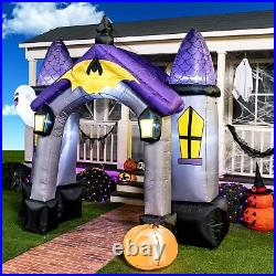 Joiedomi Halloween Inflatable Tall Haunted House Archway Inflatable Yard Decor
