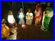 LARGE Nativity Blow Mold 9 Piece Set Lighted Christmas 48 VINTAGE Pick Up only