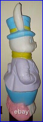 LARGE Vintage EMPIRE 36 Blow Mold Mr EASTER Bunny Peter Rabbit RARE