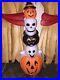 LAST New Halloween 32 Pumpkin, Skull, Black Cat & Ghost Totem Blow Mold Decor