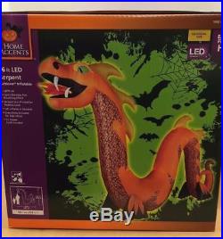 LAST ONE! 16'lng COLOSSAL HALLOWEEN SEA SERPENT Dragon Airblown Inflatable Gemmy