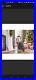 LED 2.5′ Sheepdog Santa Hat Indoor Outdoor Holiday Christmas Mold Decor