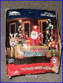 LED Indoor/Outdoor 10 Ft Christmas Inflatable
