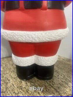 Large Santa Claus Christmas Lighted Blow Mold Weighted Base