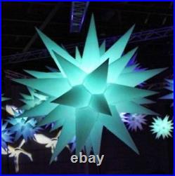 Led Inflatable star party decor with led RGB inflatable decoration wedding A