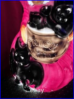 Lg 34 Witch Lighted Blow Mold By GENERAL FOAM Great Vt Cond Colorful USA made