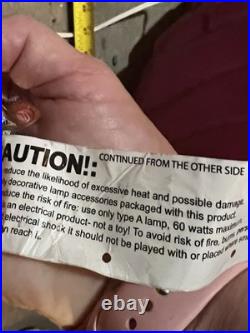 Lg 34 Witch Lighted Blow Mold By GENERAL FOAM Great Vt Cond Colorful USA made