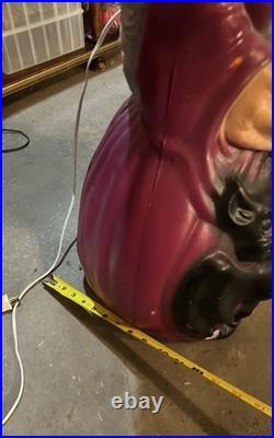 Lg 34 Witch Lighted Blow Mold By GENERAL FOAM Great Vt Cond Colorful USA made