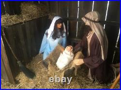 Life Size Nativity Set with Manger custom made