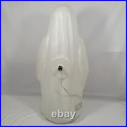 Lot of 2 Vtg Empire Halloween Blow Mold Ghost Holding Skull & Pumpkin Light 23