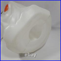 Lot of 2 Vtg Empire Halloween Blow Mold Ghost Holding Skull & Pumpkin Light 23