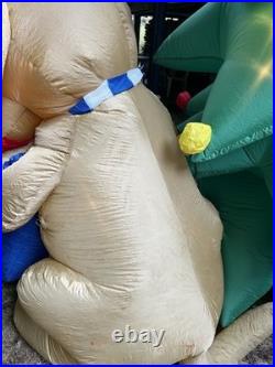 Massive Gemmy Airblown Inflatable 12ft+ Christmas Tree With Dog Present Works