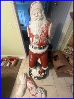 Mechanical Santa Blow Mold 1980s