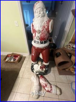 Mechanical Santa Blow Mold 1980s