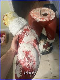 Mechanical Santa Blow Mold 1980s