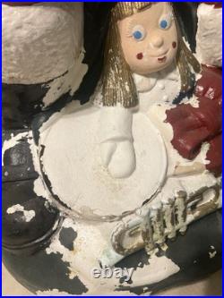 Mechanical Santa Blow Mold 1980s