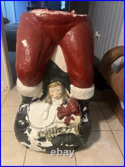 Mechanical Santa Blow Mold 1980s