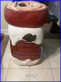 Mechanical Santa Blow Mold 1980s