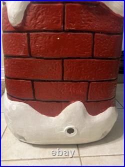Mechanical Santa Blow Mold 1980s