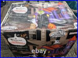 Member's Mark Gemmy Huge Inflatable Haunted House 12' light up Projection Light