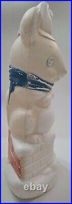 Mouse On Chimney Empire Blow Mold Christmas 13 Vintage 1970 Rare HTF Read? (H)