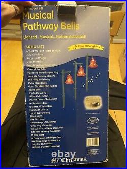 Mr. Christmas Lighted Musical Pathway Bells Motion Activated Lights Up