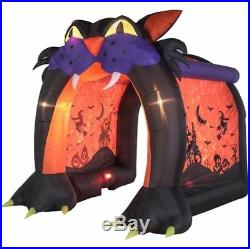 NEW 10 FT CAT TUNNEL ARCHWAY Halloween Lighted Yard Airblown Inflatable LED