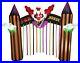 NEW 12′ Lighted Clown Archway Halloween Inflatable Airblown Carnival Music Sound