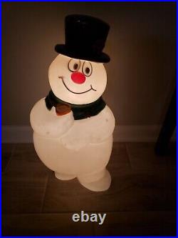 NEW 24 Frosty The Snowman Blow Mold Christmas Lowes Gemmy 2022 Lighted