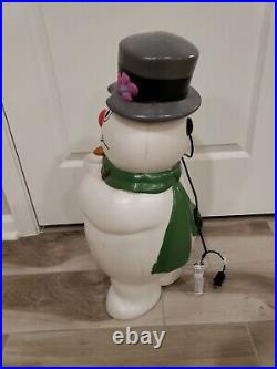 NEW 24 Frosty The Snowman Blow Mold Christmas Lowes Gemmy 2022 Lighted