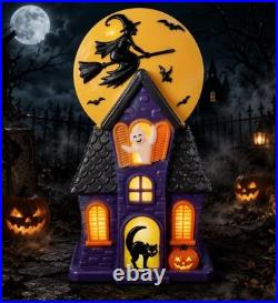 NEW 3 ft LED Cracker Barrel Haunted House Blow Mold 2026