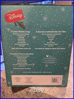NEW- Animated Disney Christmas Holiday House with LED Lights and Music (8 Songs)