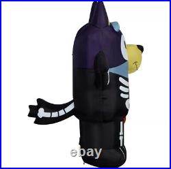 NEW BLUEY + BINGO Halloween Skeleton And Pumpkin Air-blown Inflatable 5 FT NEW