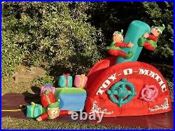 NEW Gemmy 7' Animated Toy Making Machine Lighted Christmas inflatable Airblown
