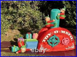 NEW Gemmy 7' Animated Toy Making Machine Lighted Christmas inflatable Airblown