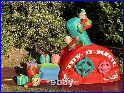 NEW Gemmy 7' Animated Toy Making Machine Lighted Christmas inflatable Airblown
