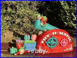 NEW Gemmy 7' Animated Toy Making Machine Lighted Christmas inflatable Airblown