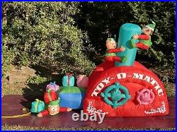 NEW Gemmy 7' Animated Toy Making Machine Lighted Christmas inflatable Airblown