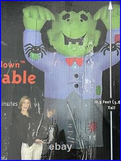 NEW RARE COLOSSAL 12-1/2' Lighted Halloween Frankenstein Inflatable Airblown-NEW