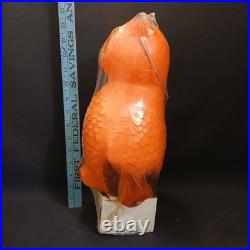 NEW SEALED 1980s 1993 UNION PRODUCTS OWL HALLOWEEN BLOW MOLD 14-inch OLD STOCK