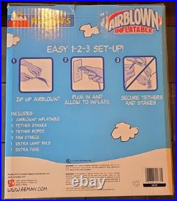 NEW Vintage Gemmy Air blown Peanuts Christmas Charlie Brown & Snoopy