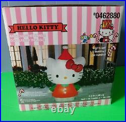 NOS Gemmy Hello Kitty Air Blow Inflatable 5.5 Feet Lights Up NEW RARE