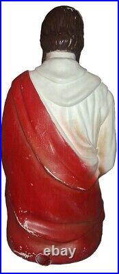 Nativity Blow Mold Set Mary Joseph Jesus Outdoor Christmas Lighted 28'