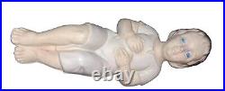 Nativity Blow Mold Set Mary Joseph Jesus Outdoor Christmas Lighted 28'