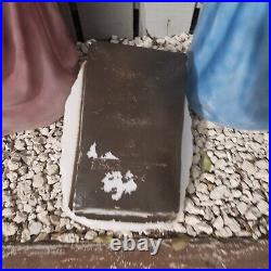 Nativity Set Blow Mold 28'' Mary Joseph Jesus Pan Asian Creations 3 Piece